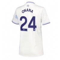 Maglia Calcio Aston Villa Amadou Onana #24 Terza Divisa Donna 2025-26 Manica Corta